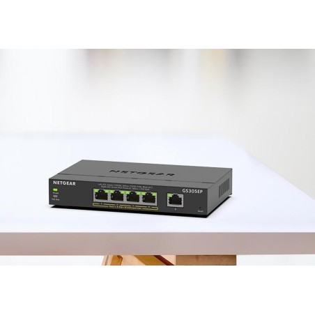 NETGEAR GS305EP 5-Port Gigabit PoE Switch - Reliable, High-Speed Networking for Your Home or Office!